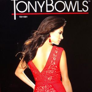 NEW!!  TONY BOWLS CURVE-HUGGING RED #TB11681